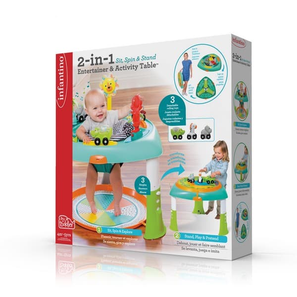 SIT, SPIN & STAND ENTERTAINER 360° SEAT & ACTIVITY TABLE