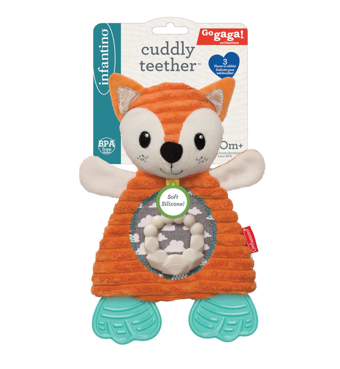 Go Gaga Cuddly Teether (Fox)