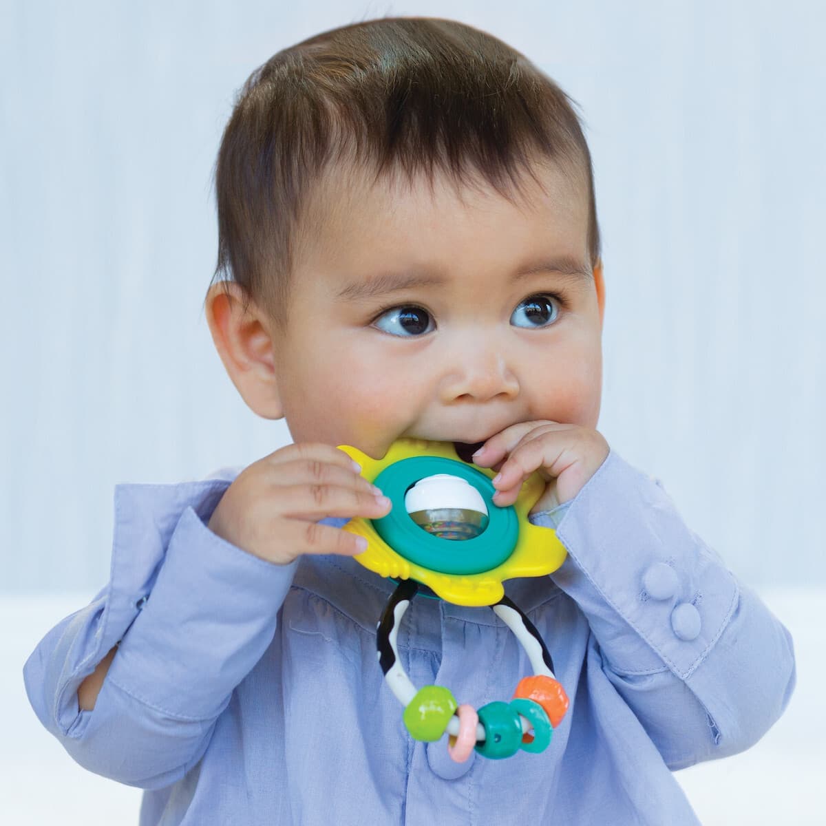 SPIN & RATTLE TEETHER ΚΙΤΡΙΝΟ