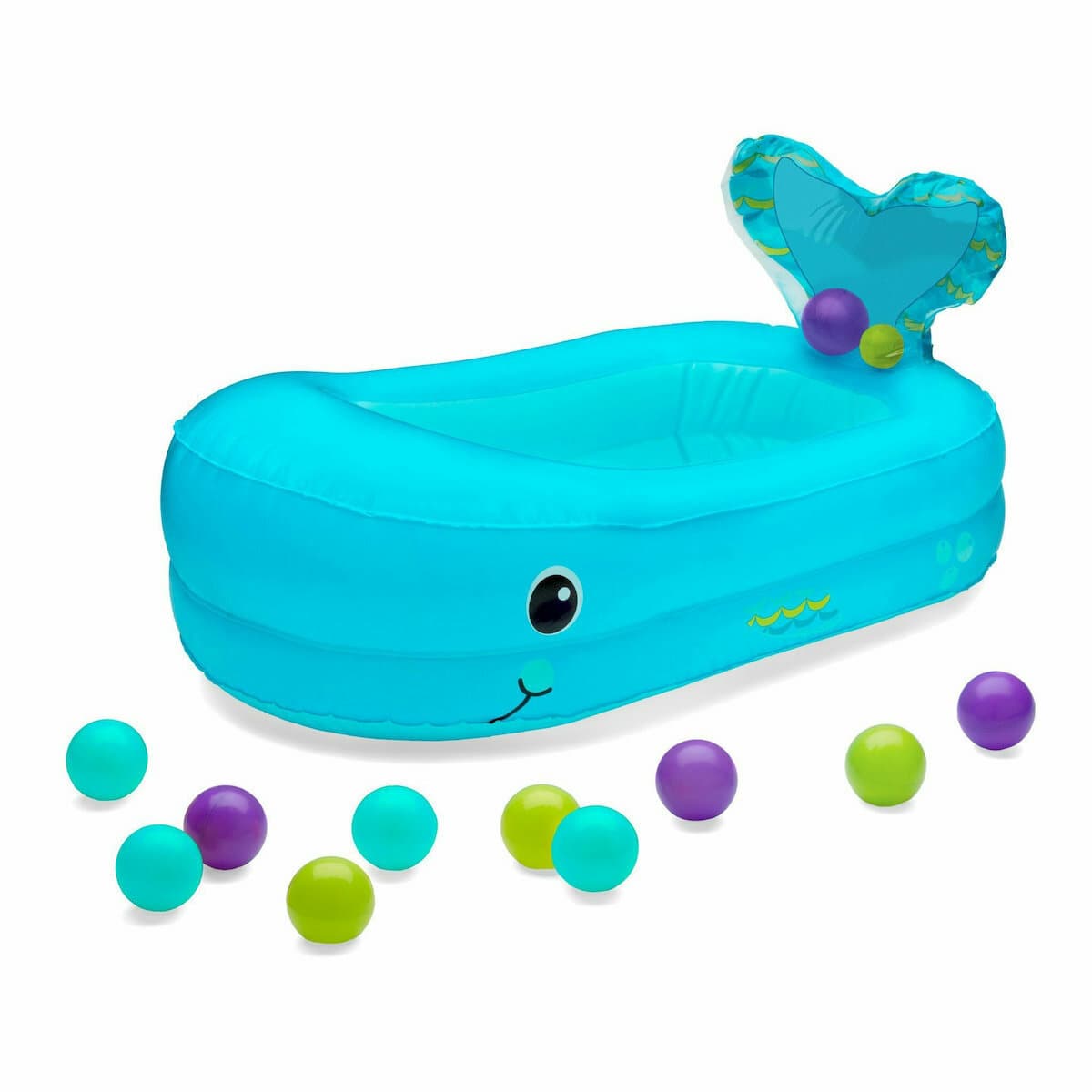 TOPSY TURVY - WHALE BUBBLE BALL INFLATABLE BATH TUB