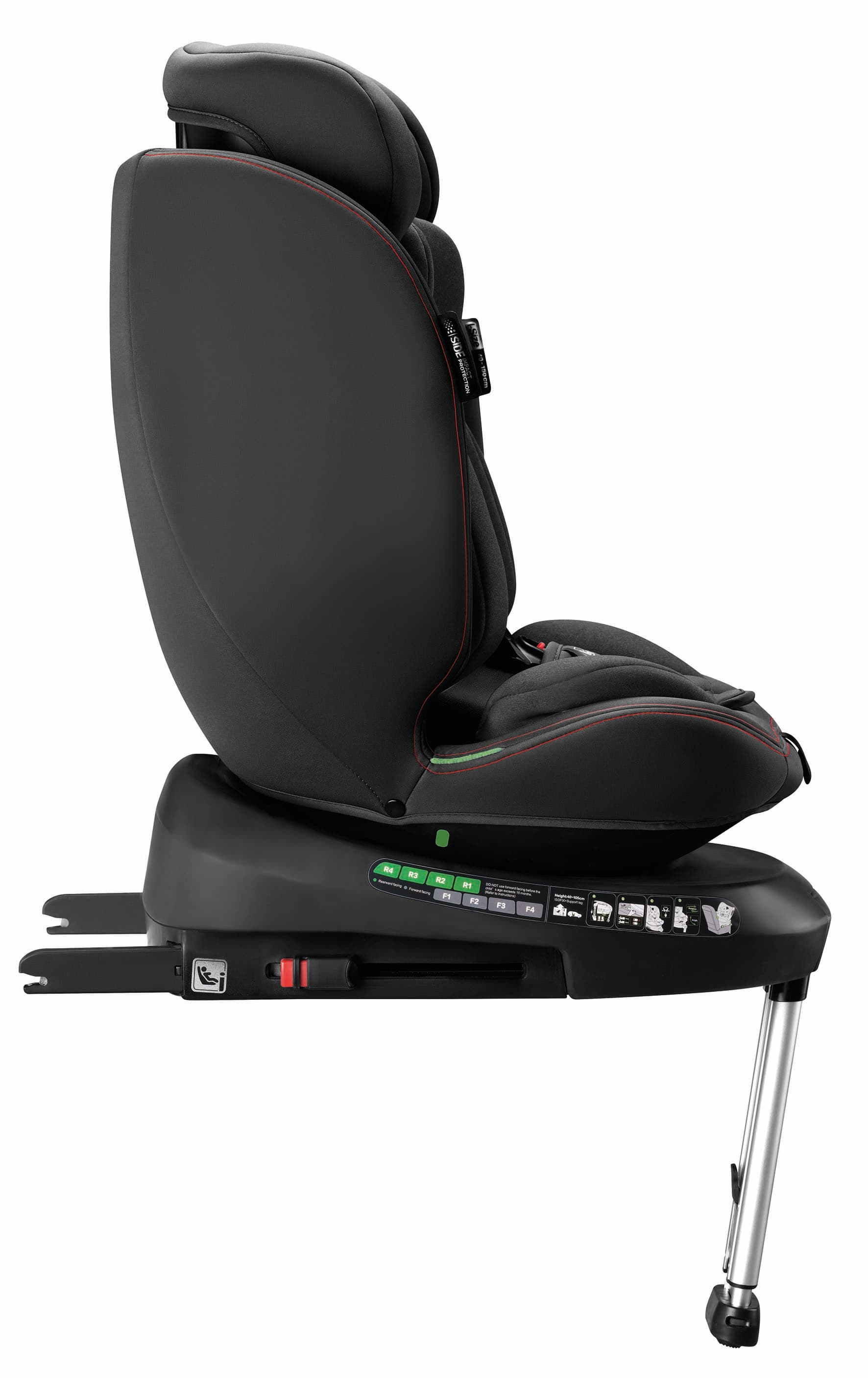 SOSTA I-SIZE GROUP 40-150cm COL 179 ΜΑΥΡΟ ITL
