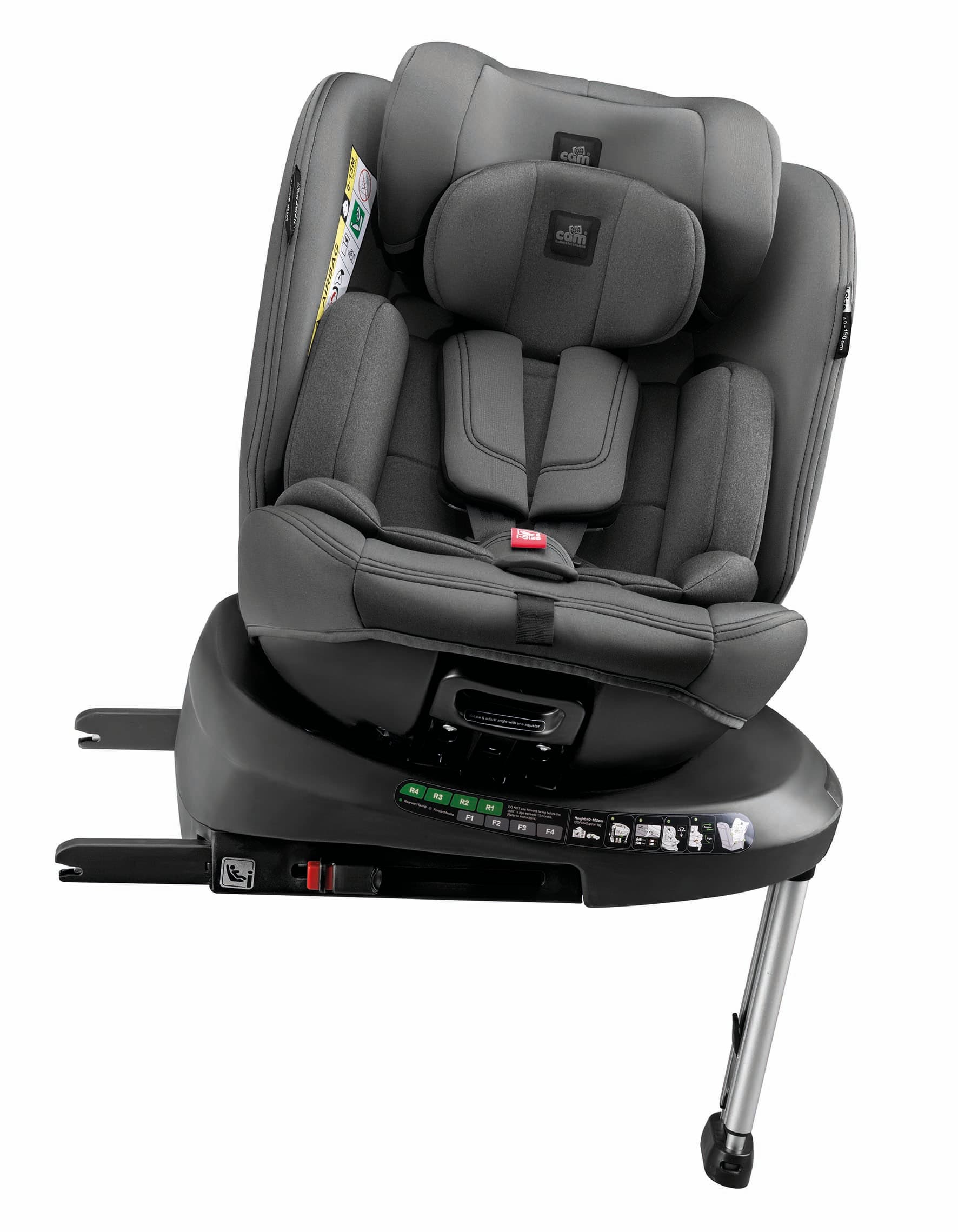 SOSTA I-SIZE GROUP 40-150cm COL 180 ΑΝΘΡΑΚΙ ITL