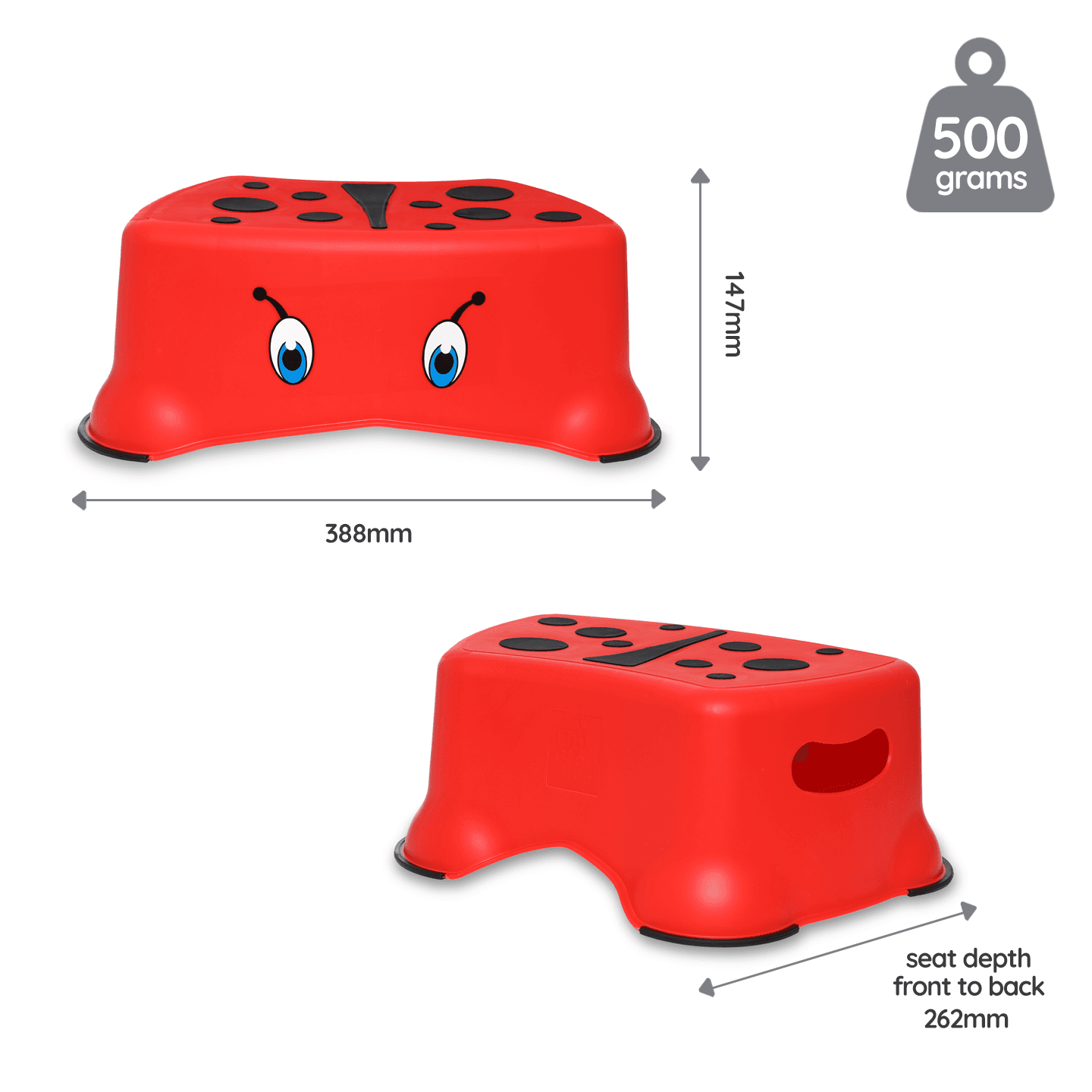 My Little Step Stool - Εκπαιδευτικό σκαλοπατάκι / Πασχαλίτσα κόκκινη