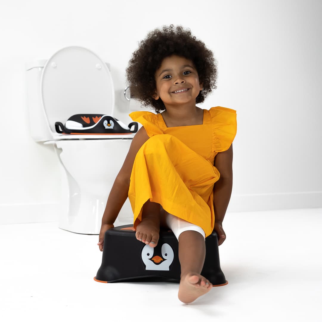 My Little Step Stool - Εκπαιδευτικό σκαλοπατάκι / Πιγκουϊνάκι μαύρο