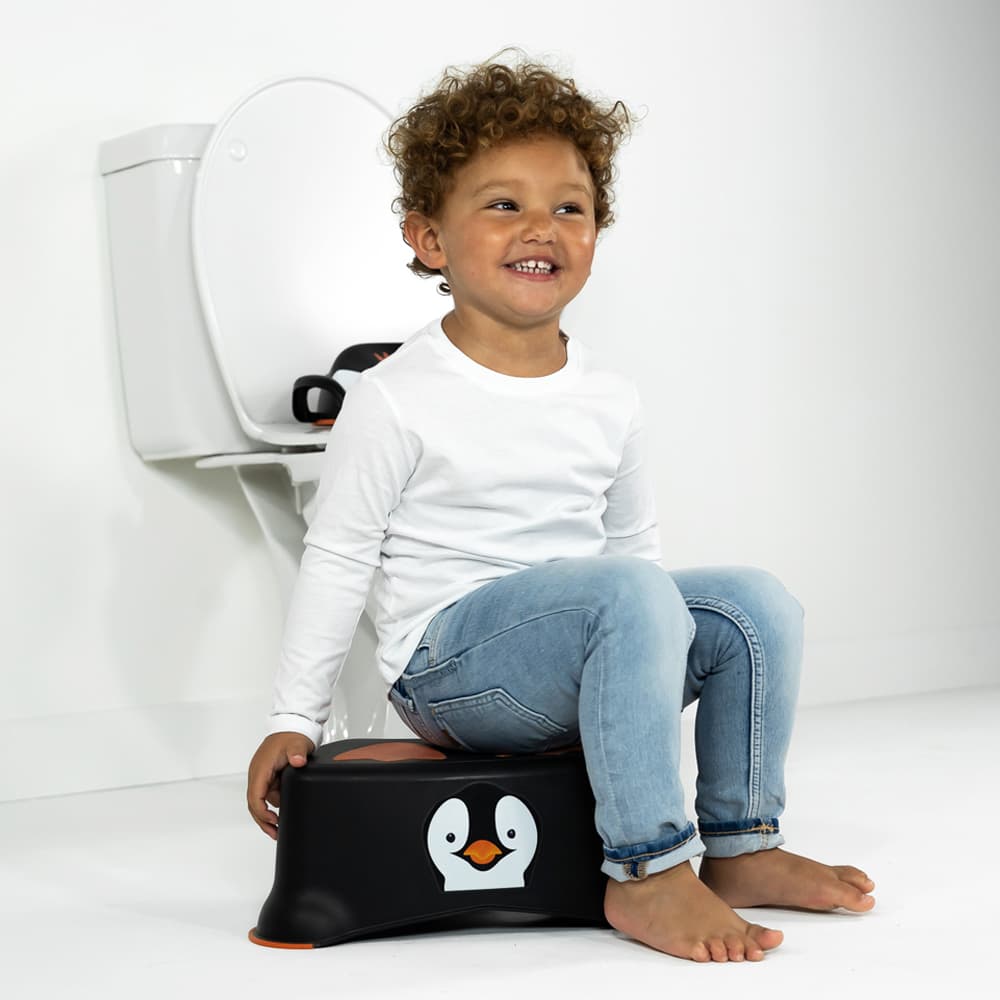 My Little Step Stool - Εκπαιδευτικό σκαλοπατάκι / Πιγκουϊνάκι μαύρο