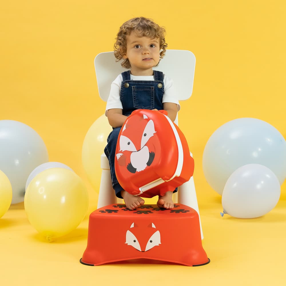 My Little Step Stool - Εκπαιδευτικό σκαλοπατάκι / Αλεπουδάκι πορτοκαλί
