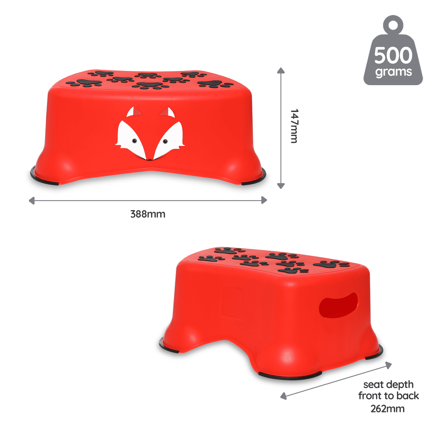 My Little Step Stool - Εκπαιδευτικό σκαλοπατάκι / Αλεπουδάκι πορτοκαλί
