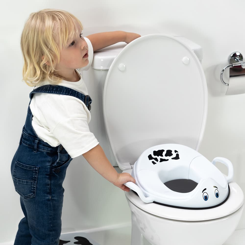 My Little Trainer Seat  - Εκπαιδευτικό καθισματάκι / Αγελαδίτσα λευκό/μαύρο