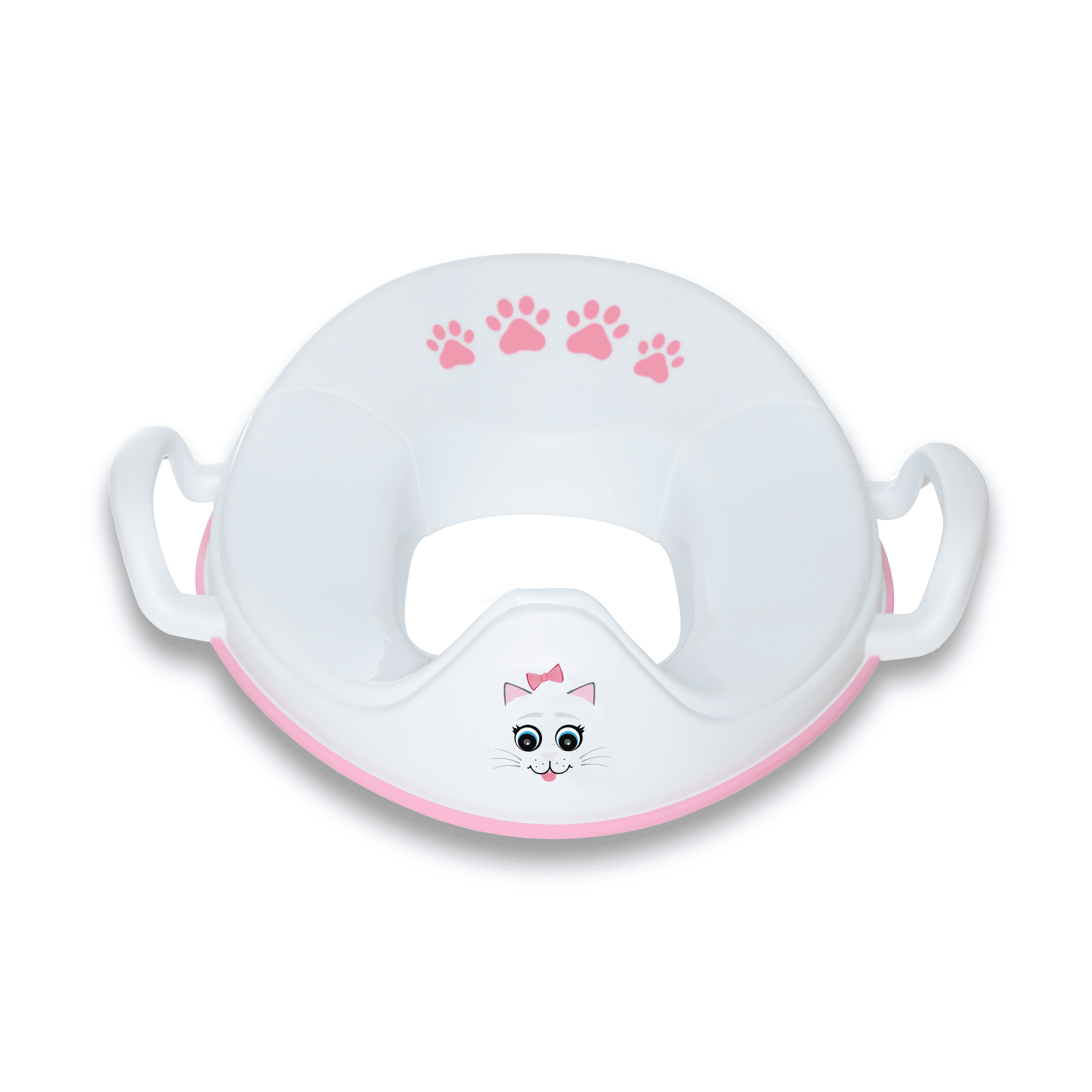 My Little Trainer Seat  - Εκπαιδευτικό καθισματάκι /  Γατούλα λευκό/ροζ