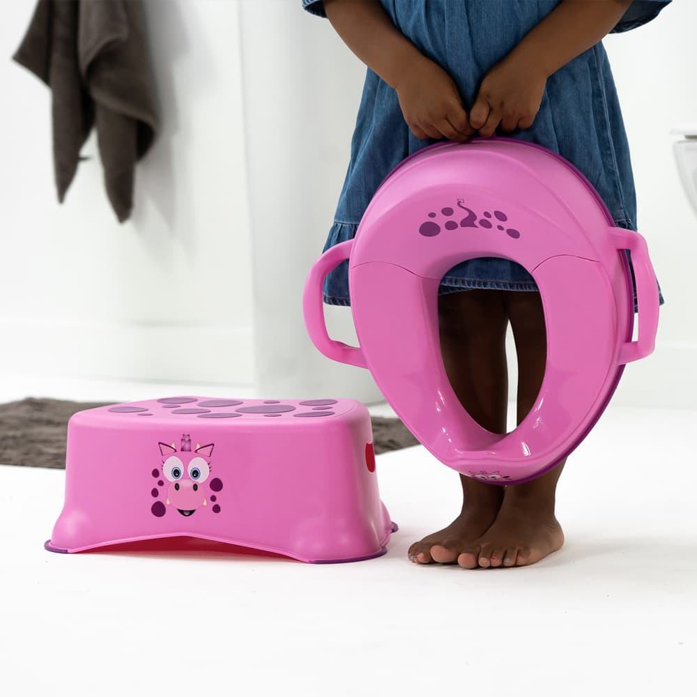My Little Step Stool - Εκπαιδευτικό σκαλοπατάκι /  Δράκος ροζ