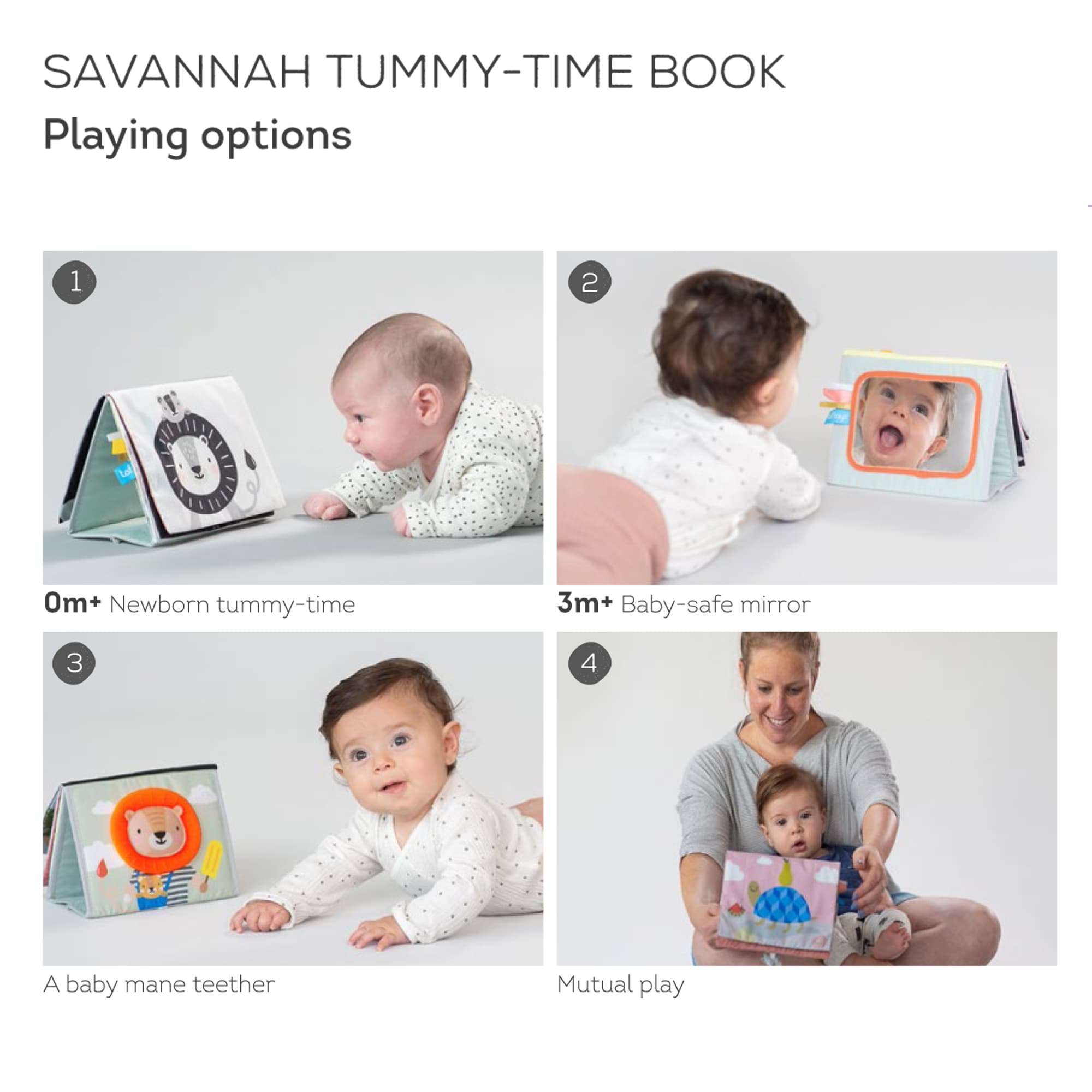 SAVANAH TUMMY-TIME BOOK