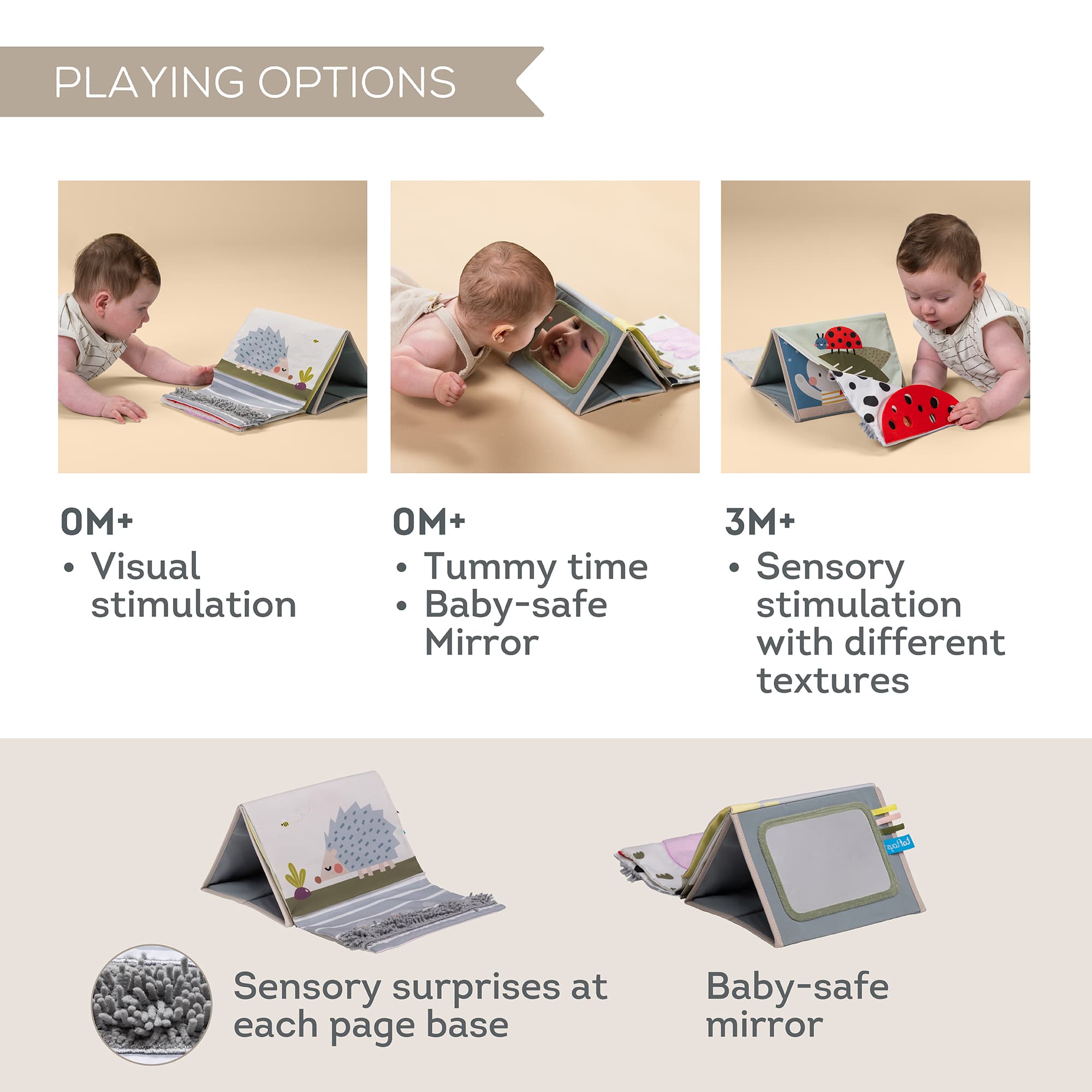 TUMMY TIME SENSORY BOOK
