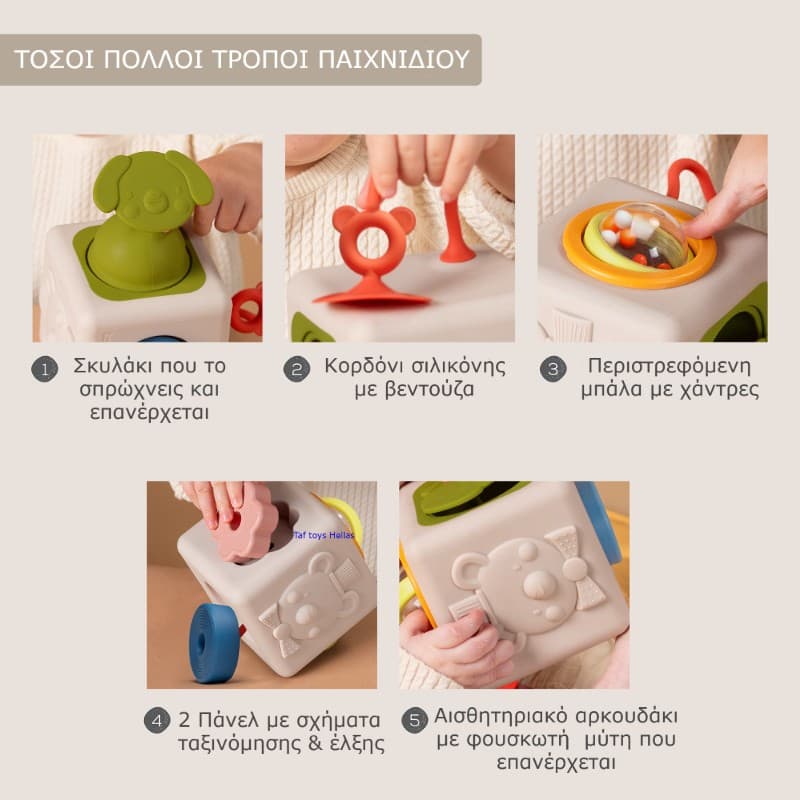Peek & Play Cube