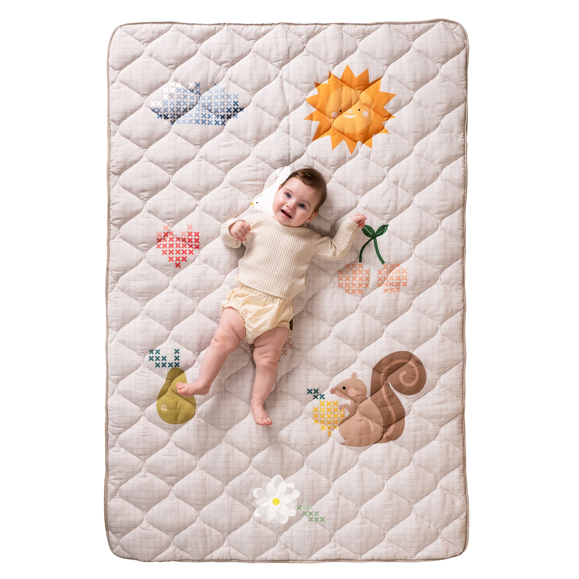 Fantasy Bloom Quilted Playmat(100*150 cm)