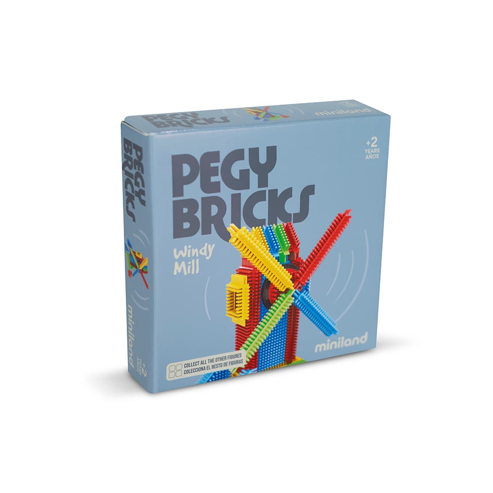 MINILAND ΠΑΙΧΝΙΔΙ ΚΑΤΑΣΚΕΥΗΣ PEGY BRICKS - WINDY MILL