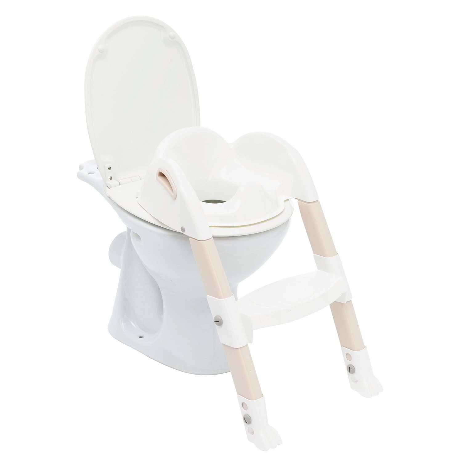 THERMOBABY KIDDYLOO ΕΚΠΑΙΔΕΥΤΙΚΟ ΚΑΘΙΣΜΑ ΤΟΥΑΛΕΤΑΣ ΜΕ ΣΚΑΛΑΚΙΑ BROWN