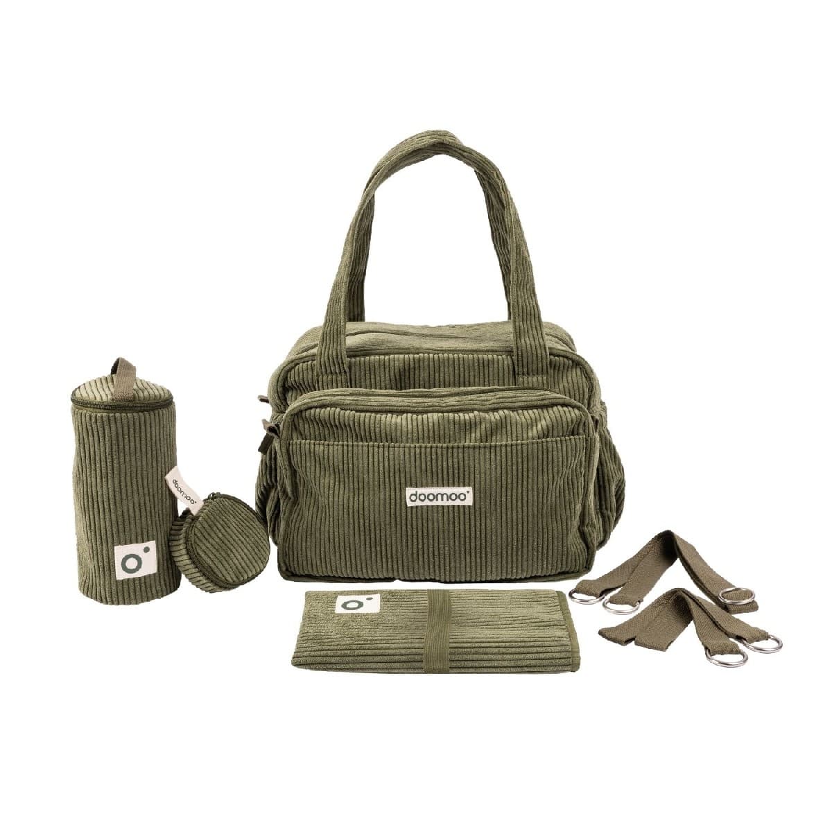 DOOMOO FLUFFY DIAPER BAG KAKHI - ΤΣΑΝΤΑ ΑΛΛΑΞΙΕΡΑ