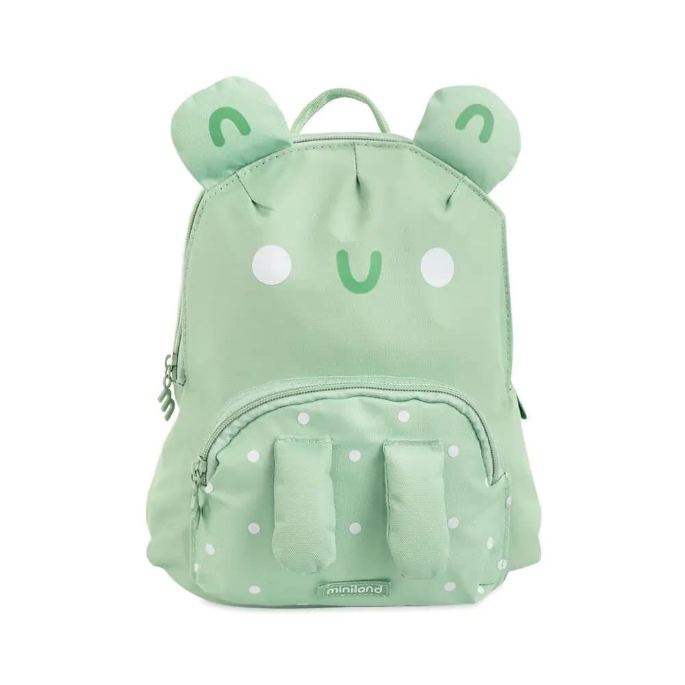 MINILAND ΙΣΟΘΕΡΜΙΚΗ ΠΑΙΔΙΚΗ ΤΣΑΝΤΑ ΠΛΑΤΗΣ THERMI BAG PACK GREEN FROG