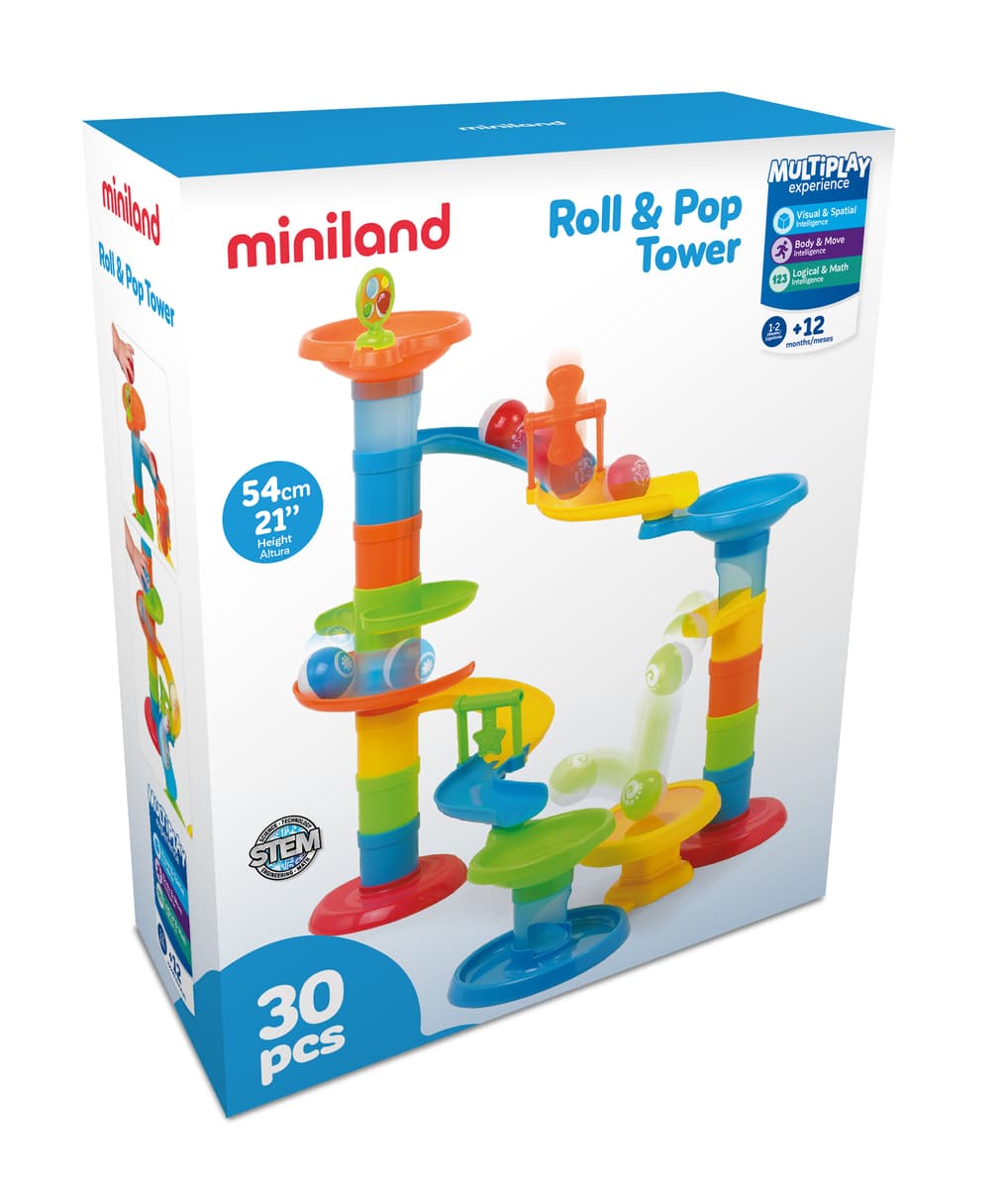 ΠΑΙΧΝΙΔΙ ΔΡΑΣΤΗΡΙΟΤΗΤΩΝ ROLL AND POP TOWER