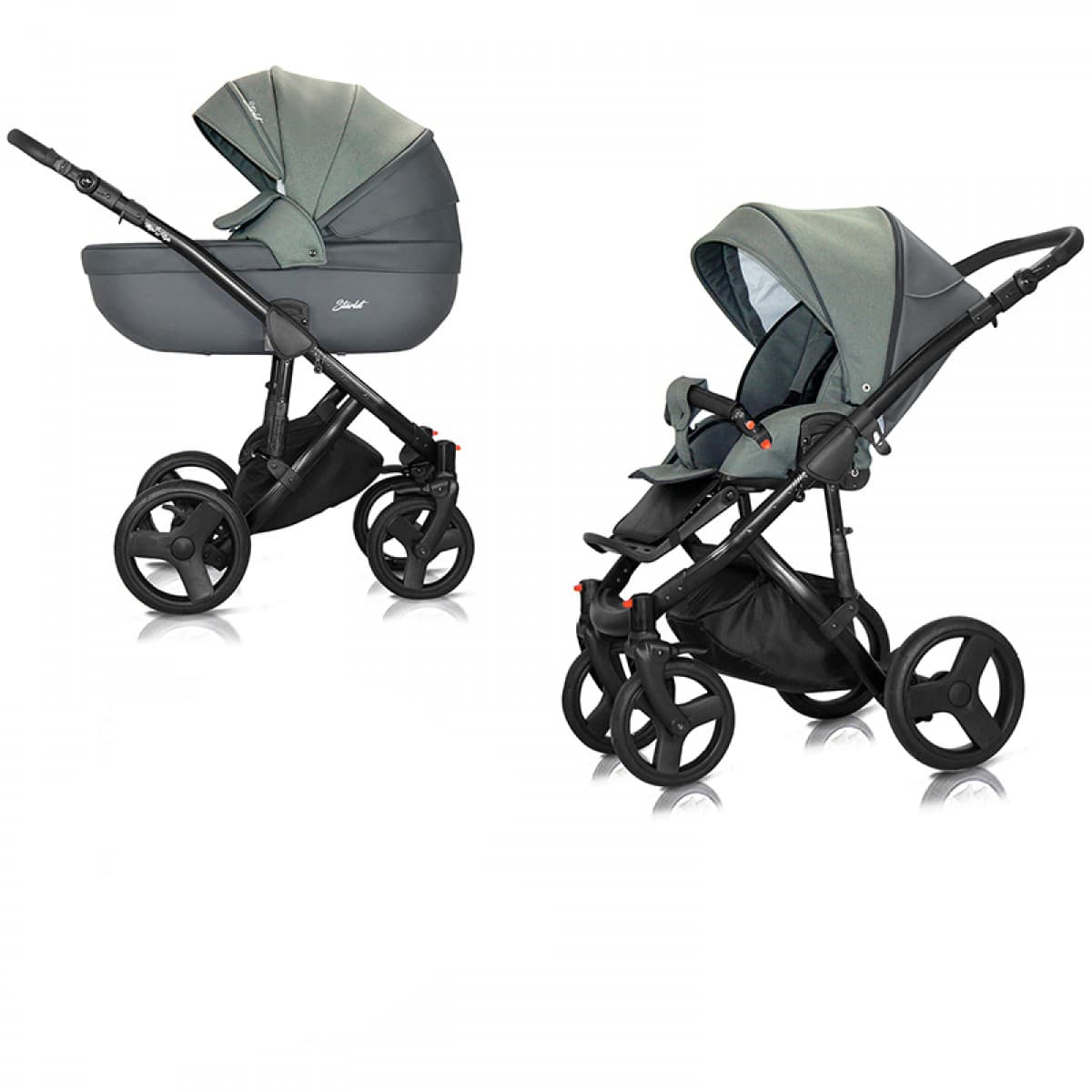MILU KIDS ΣΥΣΤΗΜΑ ΜΕΤΑΦΟΡΑΣ STARLET EKO 2 IN 1 SOLID