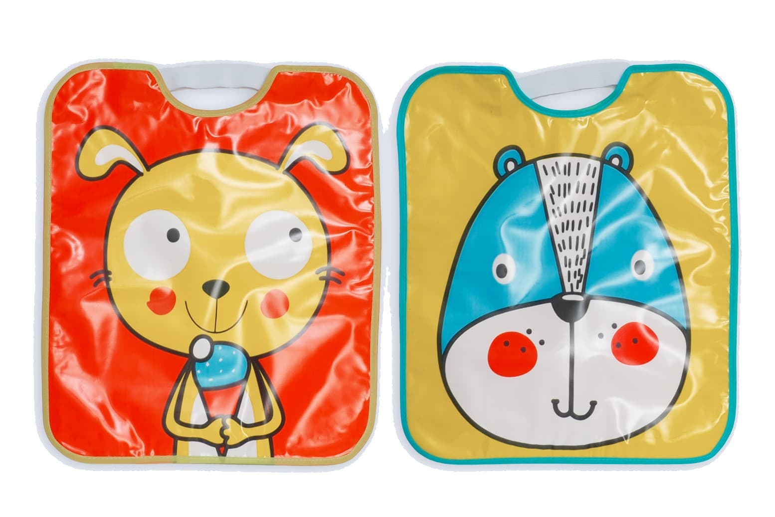 X-TREME BABY ΣΕΤ 2 ΣΑΛΙΑΡΕΣ ΠΛΑΣΤΙΚΕΣ ΜΕ ΛΑΣΤΙΧΟ 32 X 35 CM