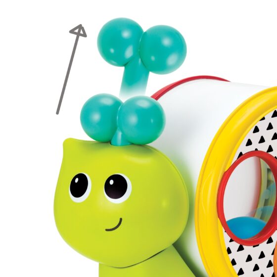 Infantino Speedy’s Magical Shell – 3-in-1 Pull-Along, Shape Sorter & Drum Toy for Toddlers - Image 4