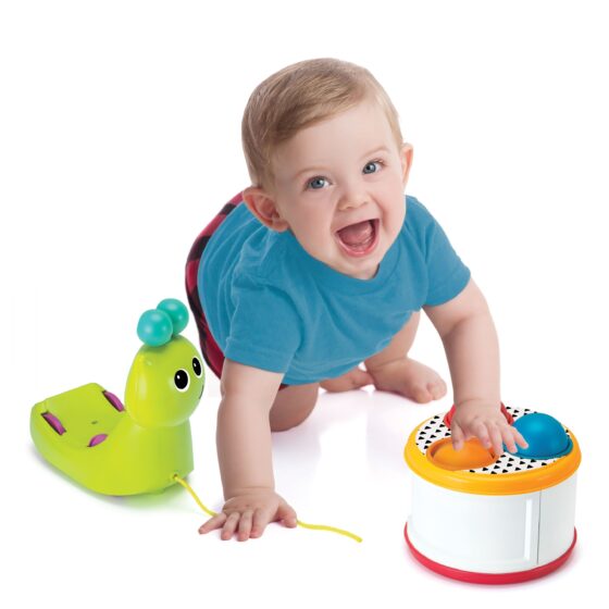 Infantino Speedy’s Magical Shell – 3-in-1 Pull-Along, Shape Sorter & Drum Toy for Toddlers - Image 8