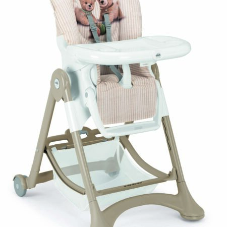 High chair with wheels