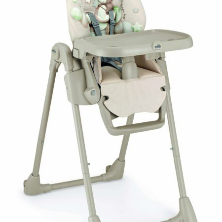 Pappananna Compact fold baby high chair– Compact Folding Baby Feeding Chair with Recline, Soft Cushion & 5-Point Harness, Made in Italy.